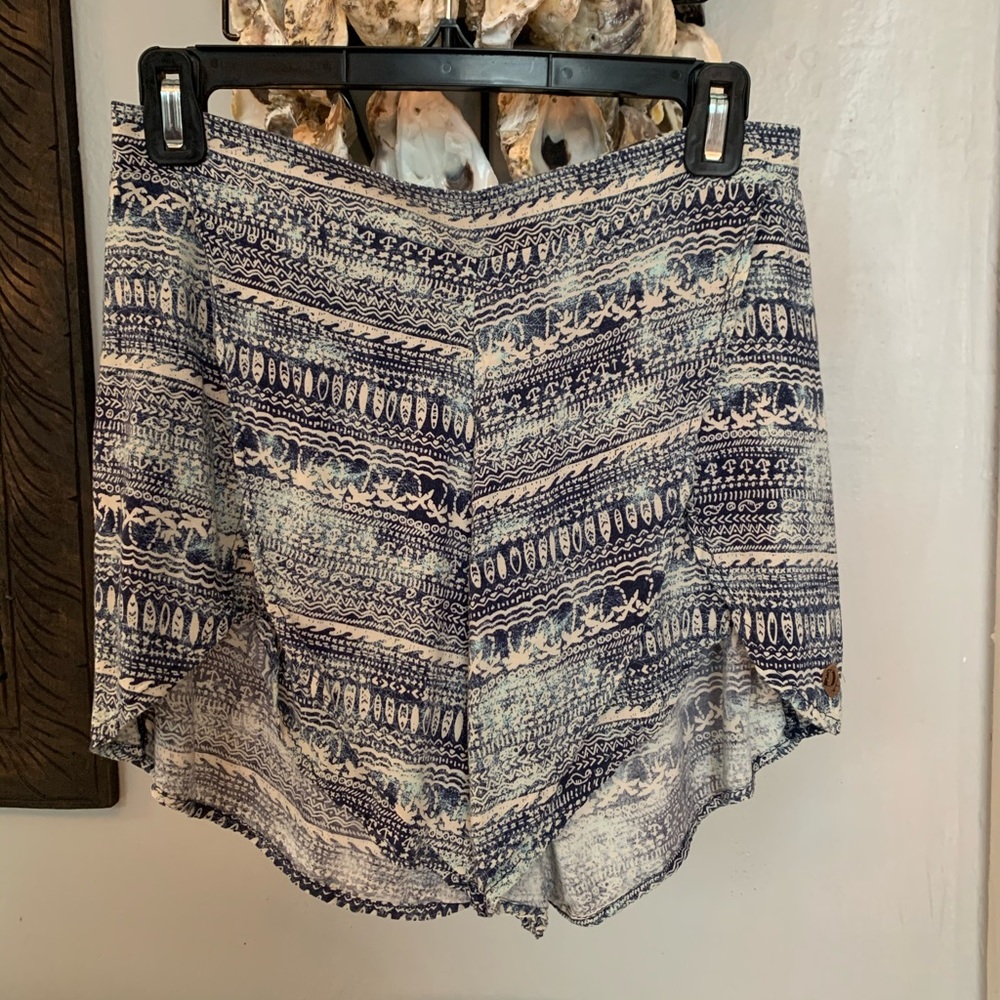 Blue Tropical Shorts